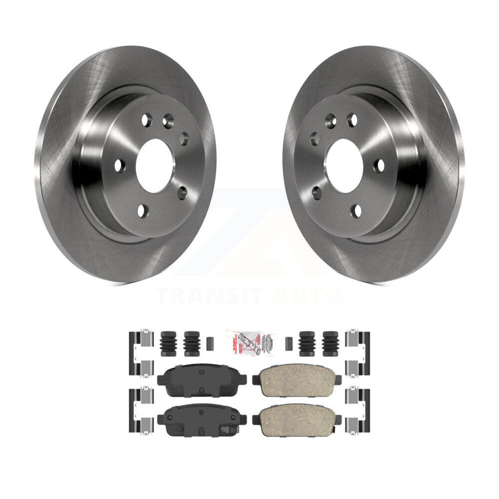 Rear Disc Brake Rotor Ceramic Pad Kit For Chevrolet Cruze Trax Buick Encore Sonic Limited K8A-100965
