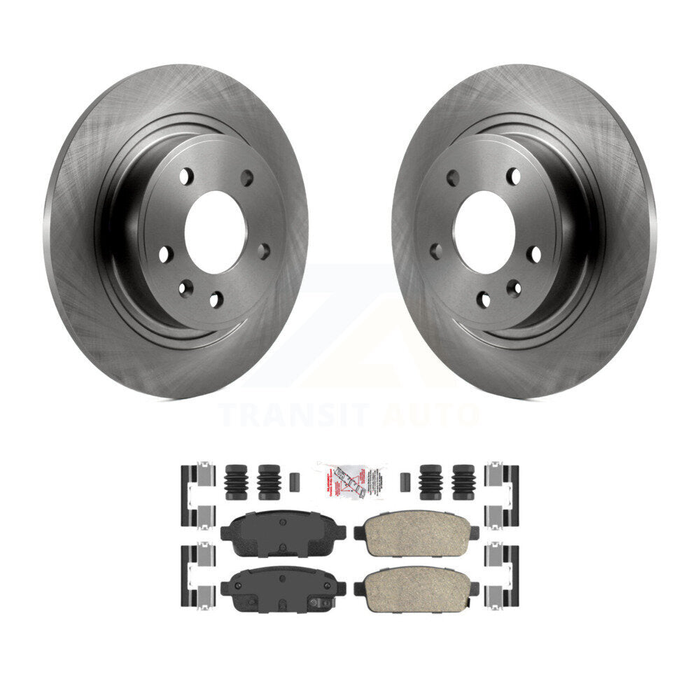Rear Brake Rotor & Ceramic Pad Kit For Chevrolet Cruze Buick Verano Orlando Volt Cadillac K8A-100967