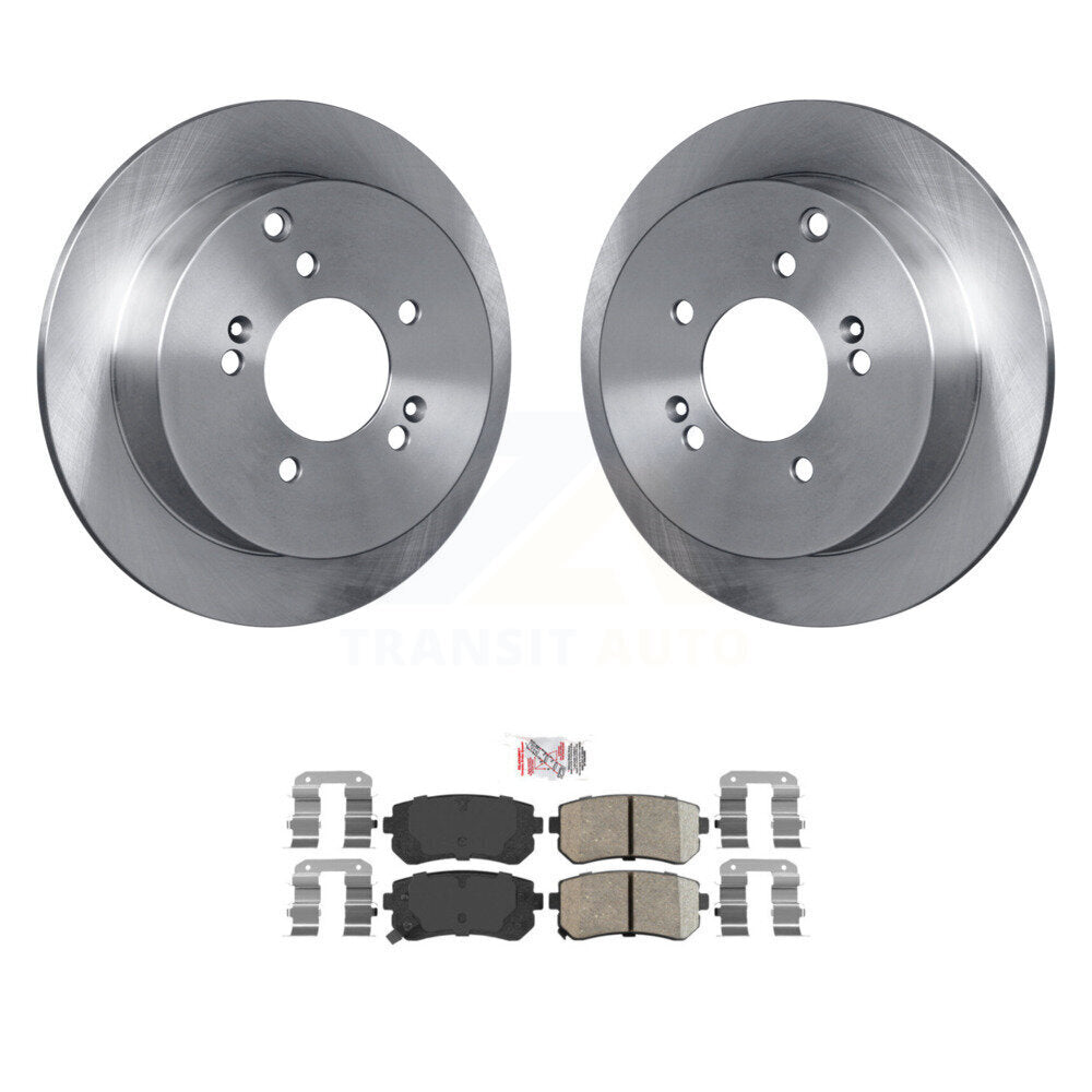 Rear Disc Brake Rotors And Ceramic Pads Kit For Hyundai Tucson Kia Sportage AWD K8A-100994