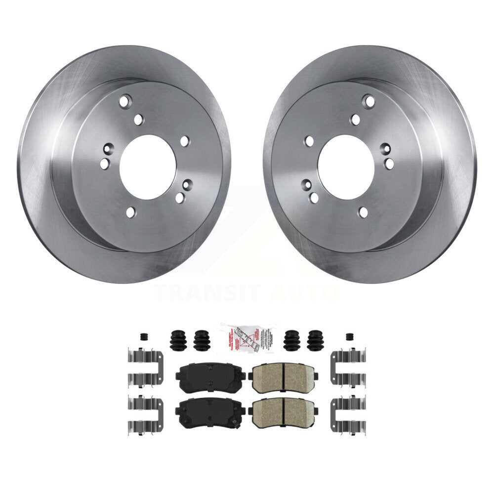 Rear Disc Brake Rotors And Ceramic Pads Kit For Hyundai Tucson Kia Sportage AWD K8A-100995