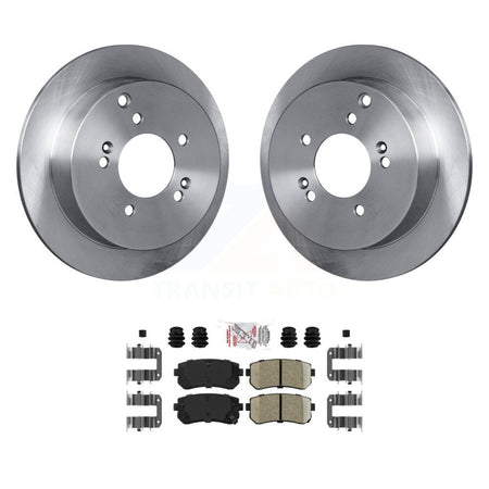 Rear Disc Brake Rotors And Ceramic Pads Kit For Hyundai Tucson Kia Sportage AWD K8A-100995