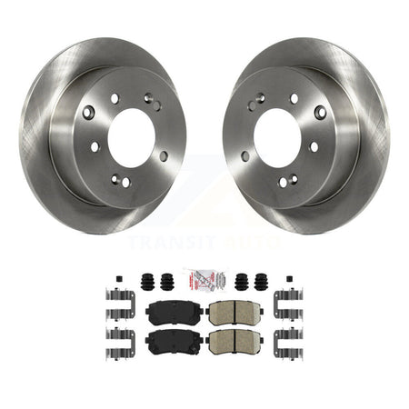 Rear Disc Brake Rotors And Ceramic Pads Kit For Kia Forte Koup Forte5 K8A-100997
