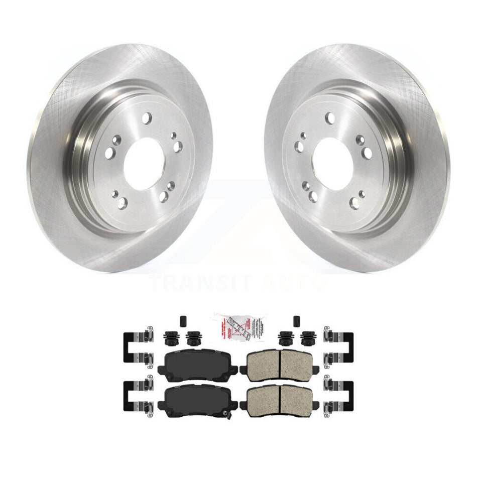 Rear Disc Brake Rotors And Ceramic Pads Kit For 2014-2020 Acura RLX K8A-101007