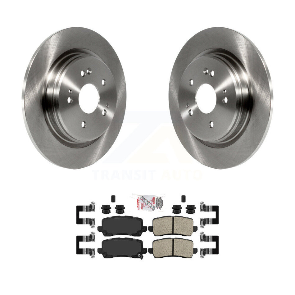 Rear Disc Brake Rotors And Ceramic Pads Kit For 2015-2020 Acura TLX K8A-101009