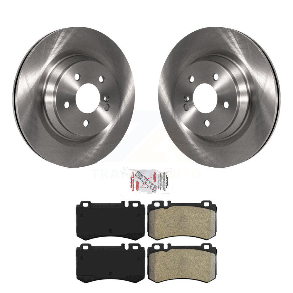 Rear Brake Rotor & Semi-Metallic Pad Kit For 2007-2013 Mercedes-Benz S600 Armored Vehicle K8A-101011