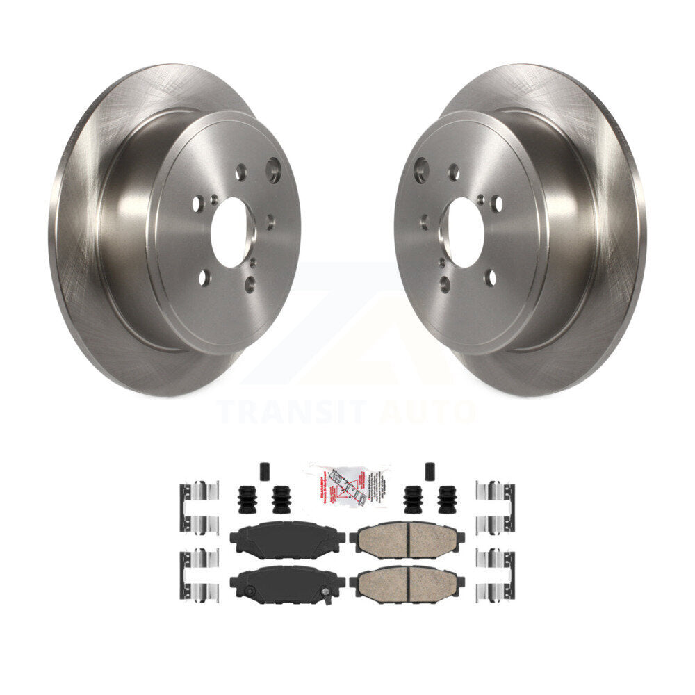Rear Disc Brake Rotors And Ceramic Pads Kit For Subaru WRX K8A-101018