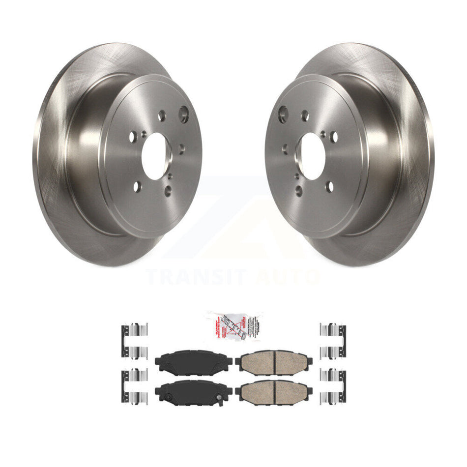 Rear Disc Brake Rotors And Ceramic Pads Kit For Subaru WRX K8A-101019