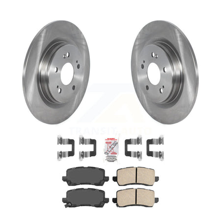 Rear Disc Brake Rotors And Ceramic Pads Kit For 2018-2020 Honda Odyssey K8A-101038
