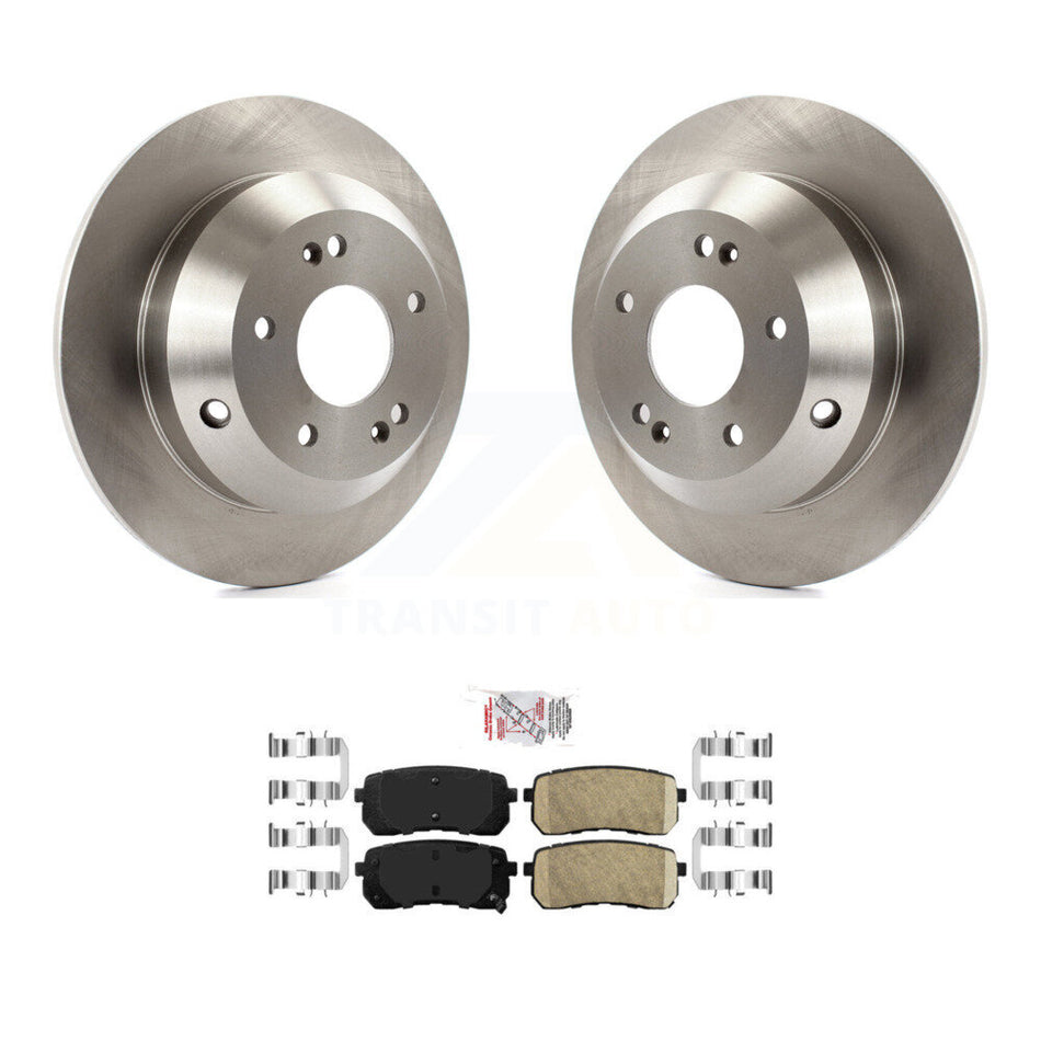 Rear Disc Brake Rotors And Ceramic Pads Kit For 2015-2021 Kia Sedona K8A-101060