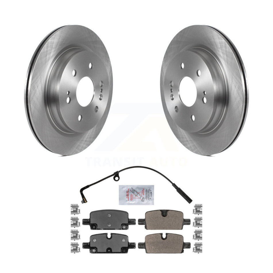 Rear Brake Rotor & Semi-Metallic Pad Kit For GMC Chevrolet Silverado 1500 Sierra Yukon XL K8A-101067
