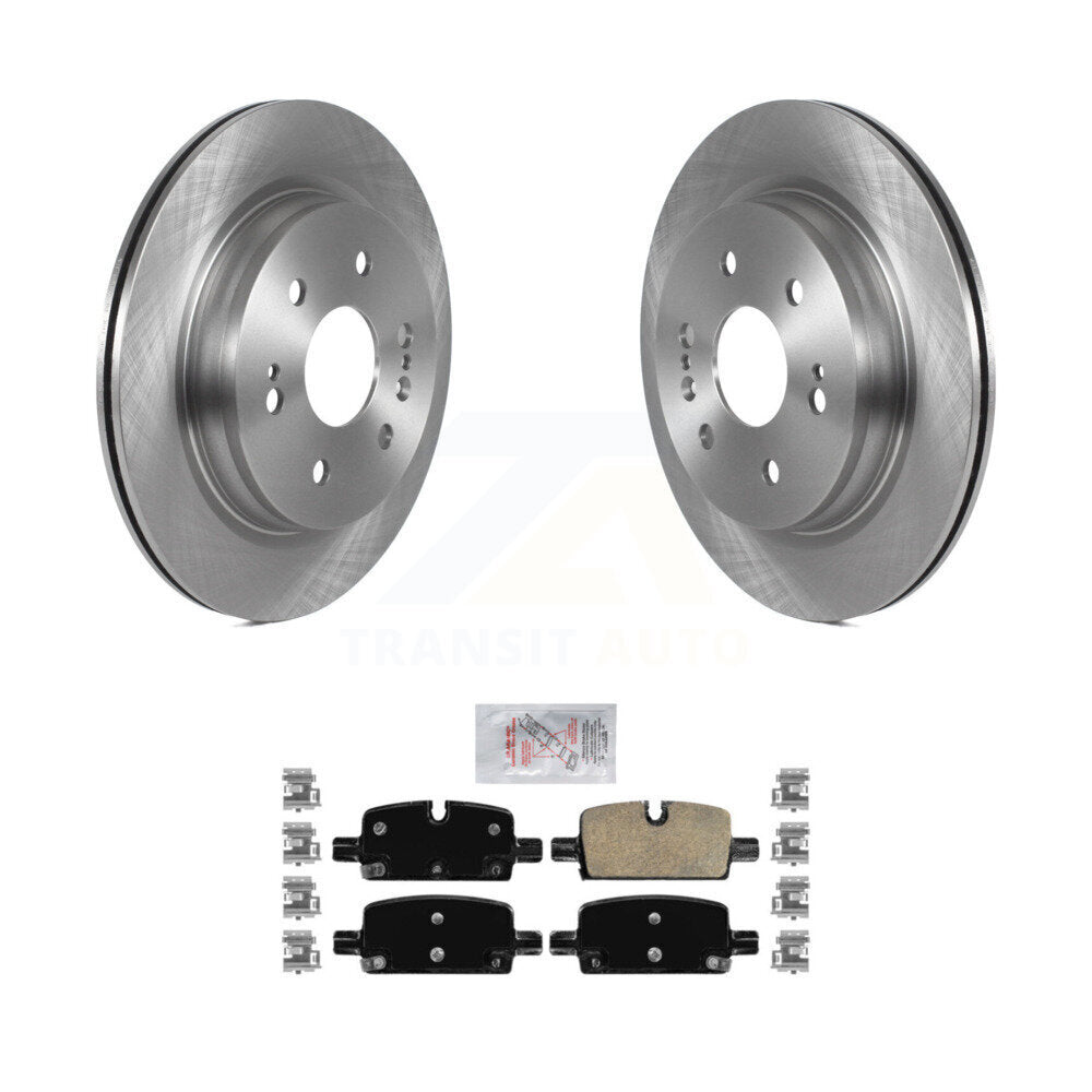 Rear Brake Rotor & Ceramic Pad Kit For GMC Chevrolet Silverado 1500 Sierra Yukon Tahoe XL K8A-101069