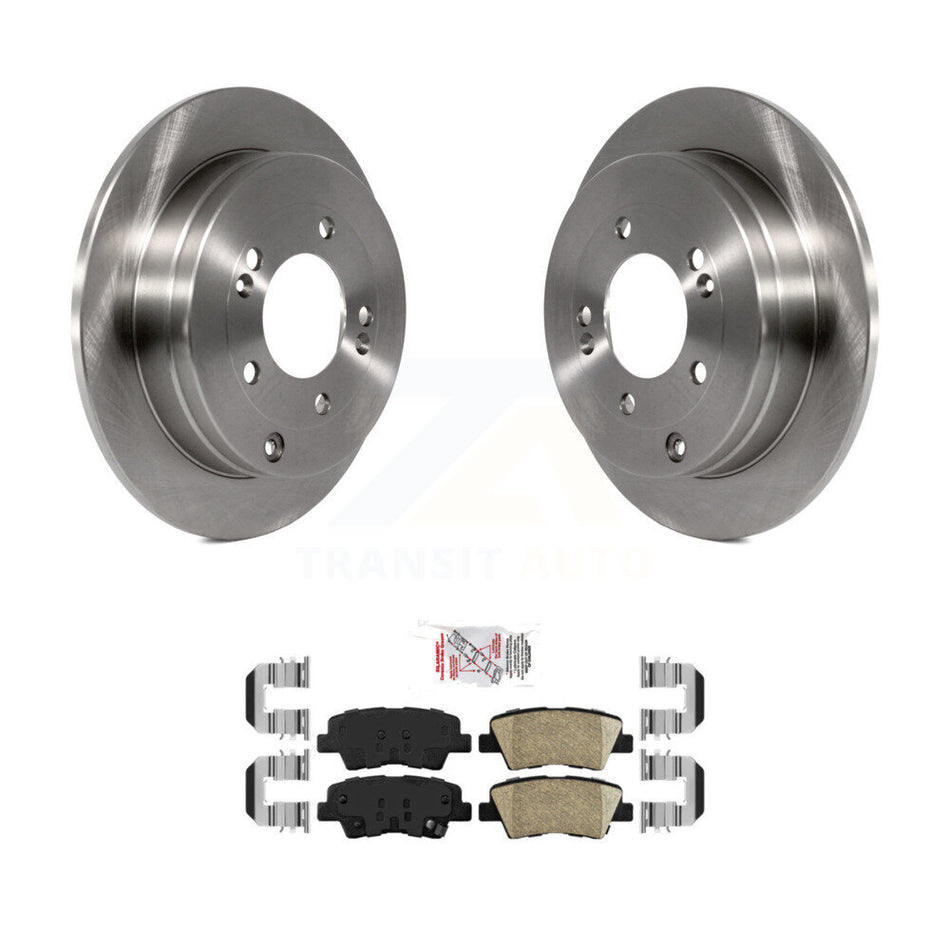 Rear Disc Brake Rotors And Ceramic Pads Kit For 2007-2009 Kia Amanti K8A-101073