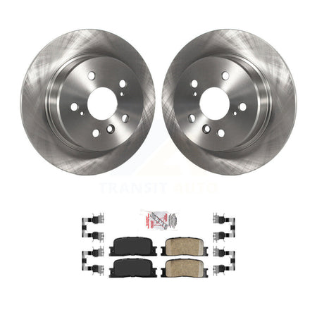 Rear Disc Brake Rotors And Ceramic Pads Kit For 2001-2003 Toyota Highlander AWD K8A-101086