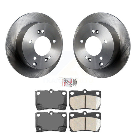 Rear Disc Brake Rotors And Ceramic Pads Kit For Lexus IS250 K8A-101119