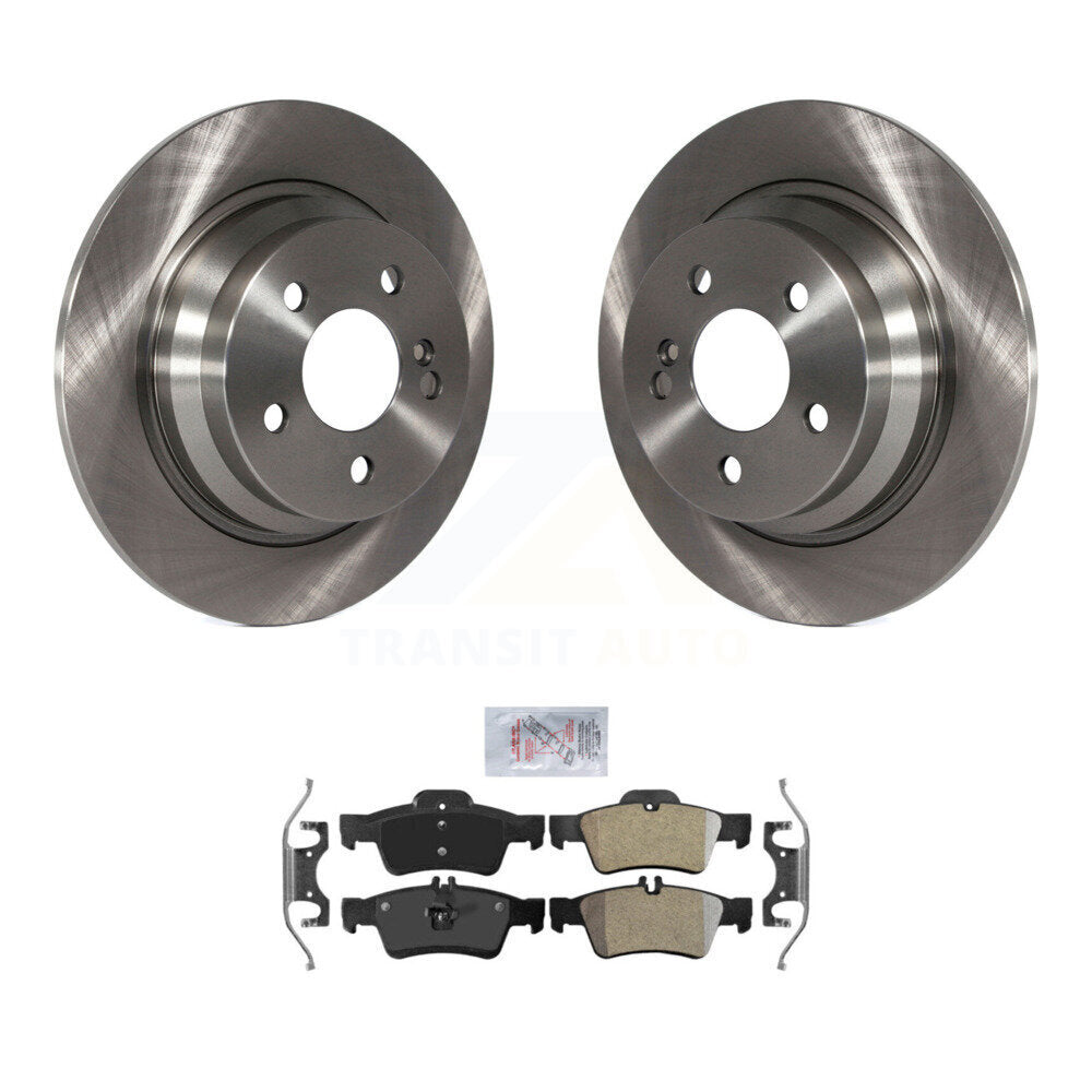 Rear Brake Rotor Semi-Metallic Pad Kit For Mercedes-Benz E350 E320 E250 E300 E500 E63 AMG K8A-101156