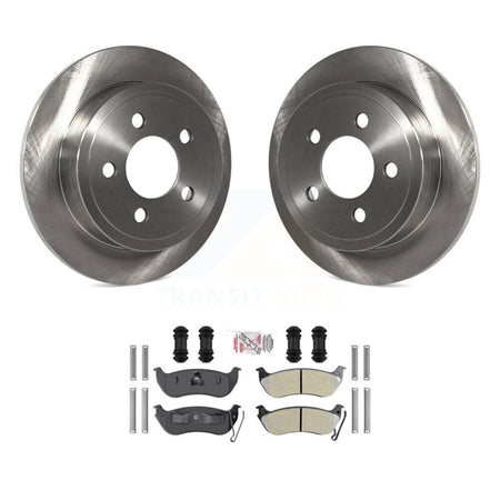 Rear Disc Brake Rotors And Semi-Metallic Pads Kit For Jeep Liberty Wrangler TJ K8A-101179