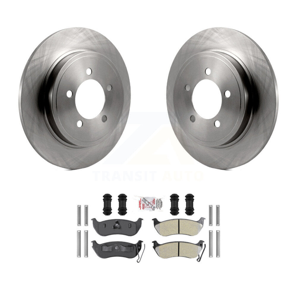 Rear Brake Rotor & Semi-Metallic Pad Kit For Ford Explorer Sport Trac Mercury Mountaineer K8A-101181