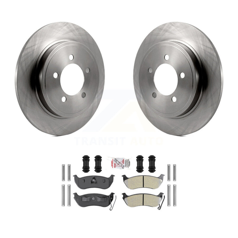 Rear Brake Rotor & Semi-Metallic Pad Kit For Ford Explorer Sport Trac Mercury Mountaineer K8A-101181