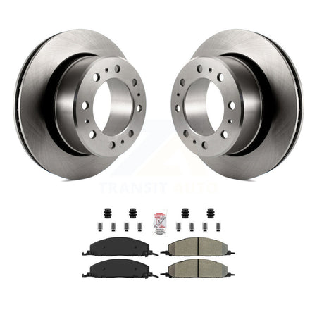 Rear Disc Brake Rotors And Semi-Metallic Pads Kit For Ram 3500 2500 1500 Dodge K8A-101191