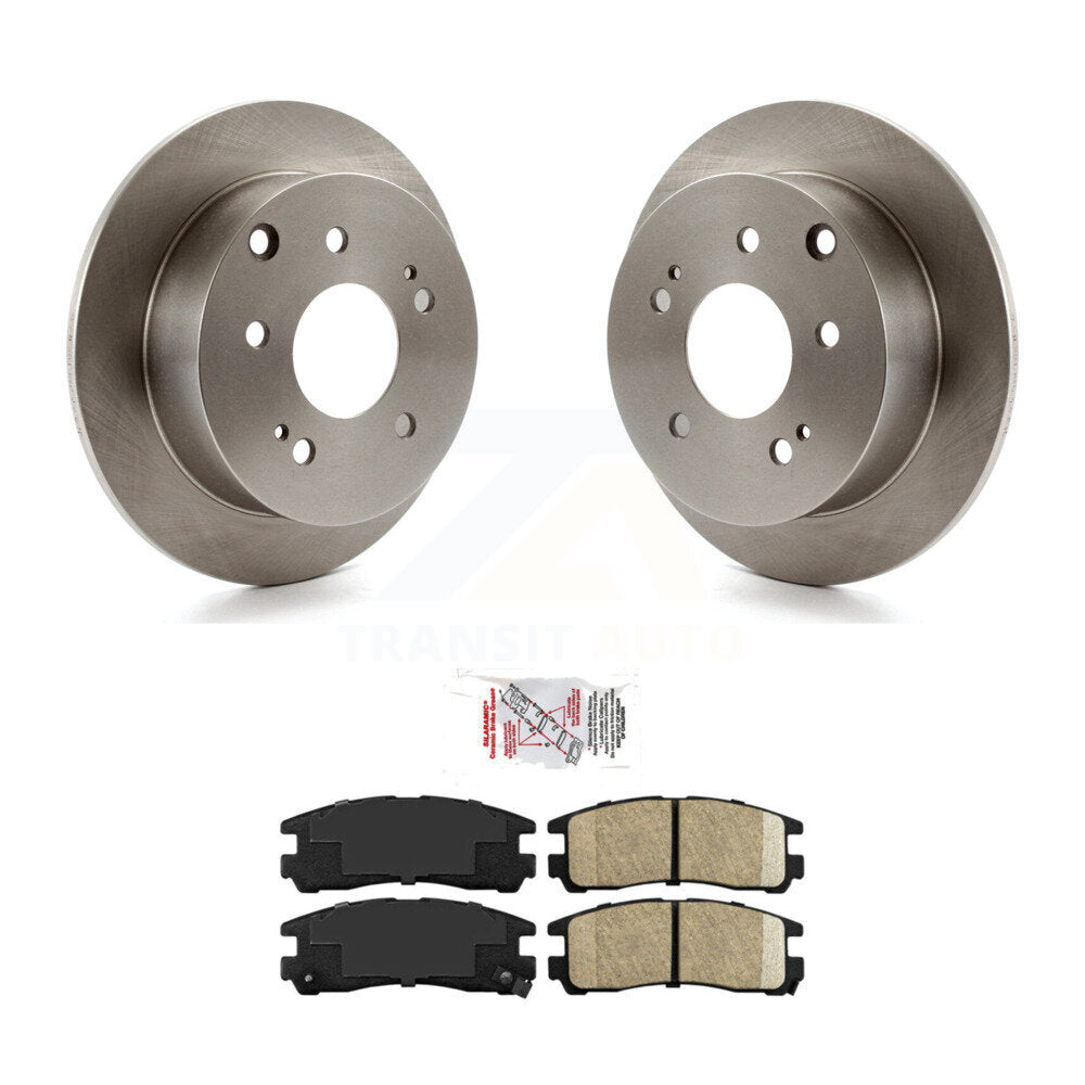 Rear Disc Brake Rotors And Ceramic Pads Kit For Mitsubishi Eclipse Galant K8A-101209