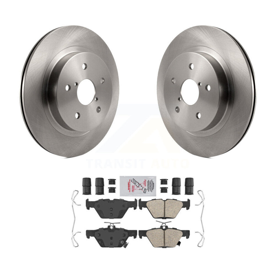 Rear Disc Brake Rotors And Ceramic Pads Kit For Subaru Outback WRX Legacy K8A-101213