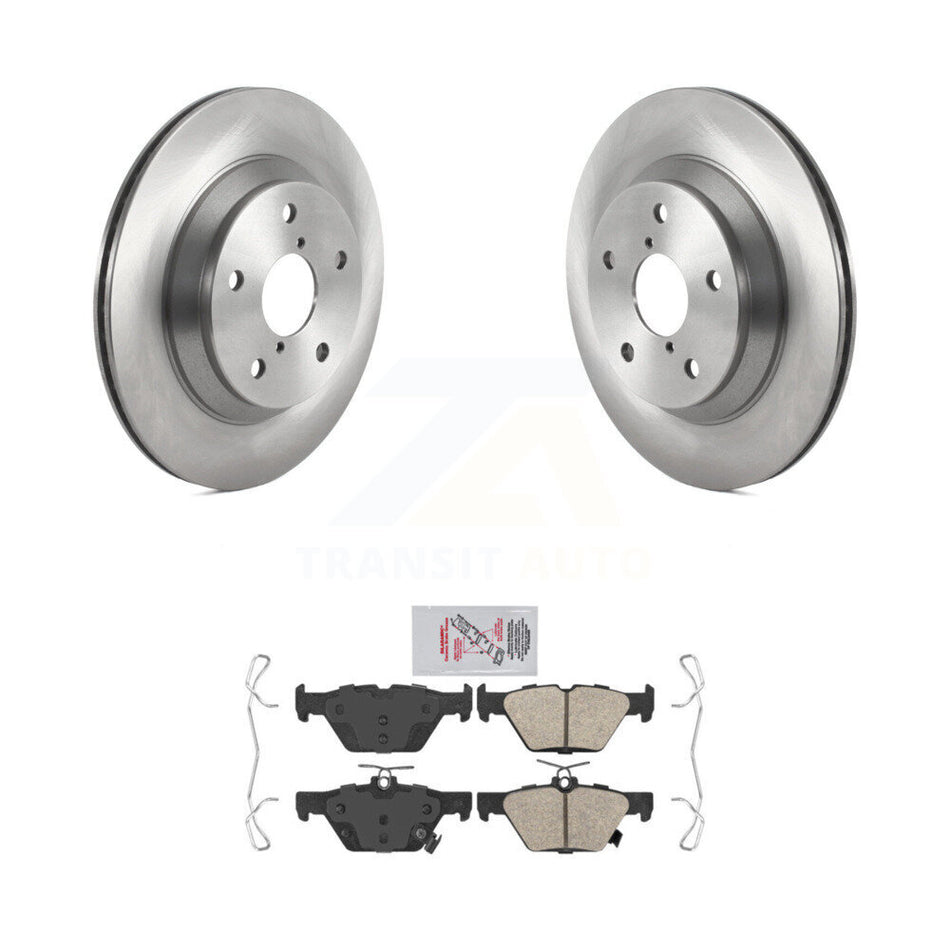 Rear Disc Brake Rotors And Ceramic Pads Kit For Subaru Forester Crosstrek K8A-101218