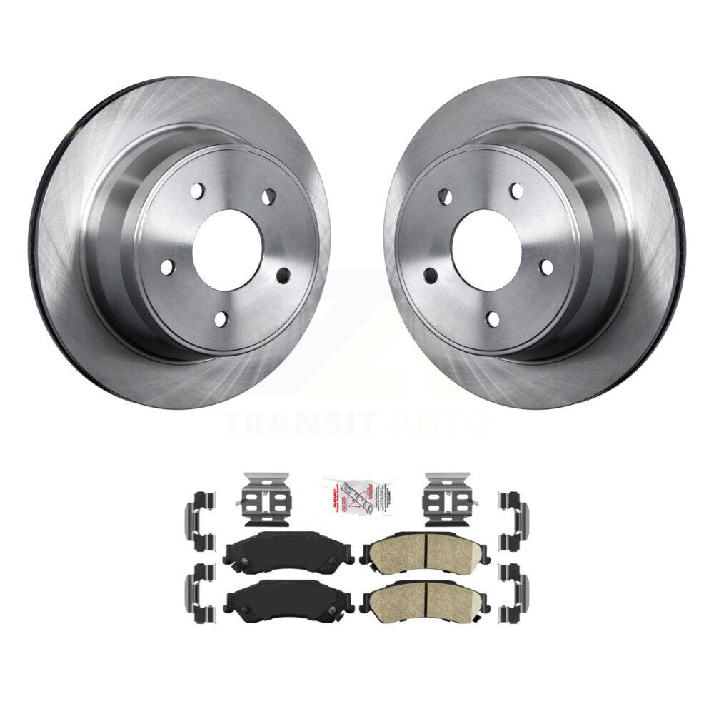 Rear Brake Rotor & Ceramic Pad Kit For Chevrolet GMC Blazer S10 Jimmy Sonoma Isuzu Hombre K8A-101224