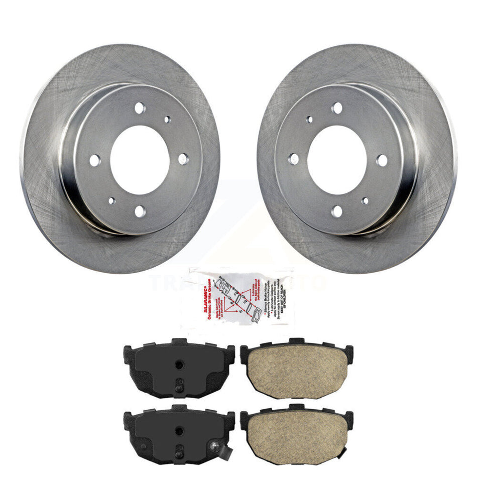 Rear Disc Brake Rotors And Ceramic Pads Kit For Hyundai Elantra Tiburon K8A-101228