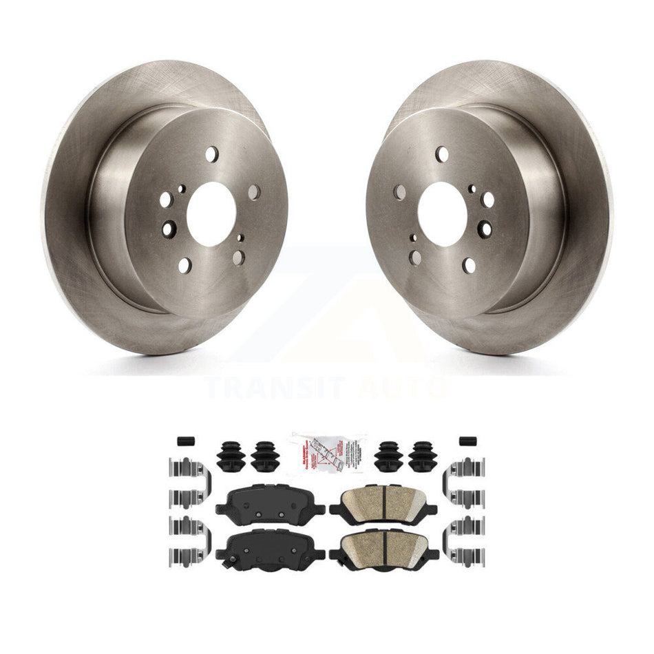 Rear Disc Brake Rotors And Ceramic Pads Kit For 2009-2016 Toyota Venza K8A-101237