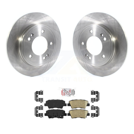 Rear Brake Rotor Ceramic Pad Kit For Hyundai Elantra Kia Forte Ioniq Niro Veloster Forte5 K8A-101249