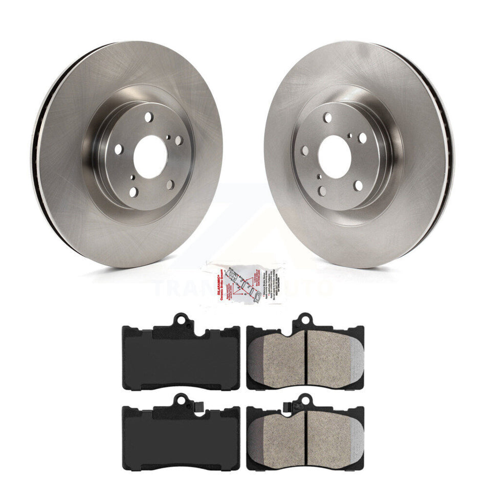 Front Brake Rotors & Semi-Metallic Pad Kit For Lexus IS300 IS350 GS350 RC350 RC300 GS450h K8A-101260