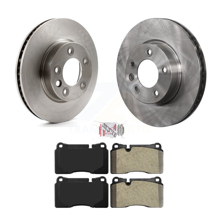 Front Disc Brake Rotors And Semi-Metallic Pads Kit For Volkswagen Touareg K8A-101265