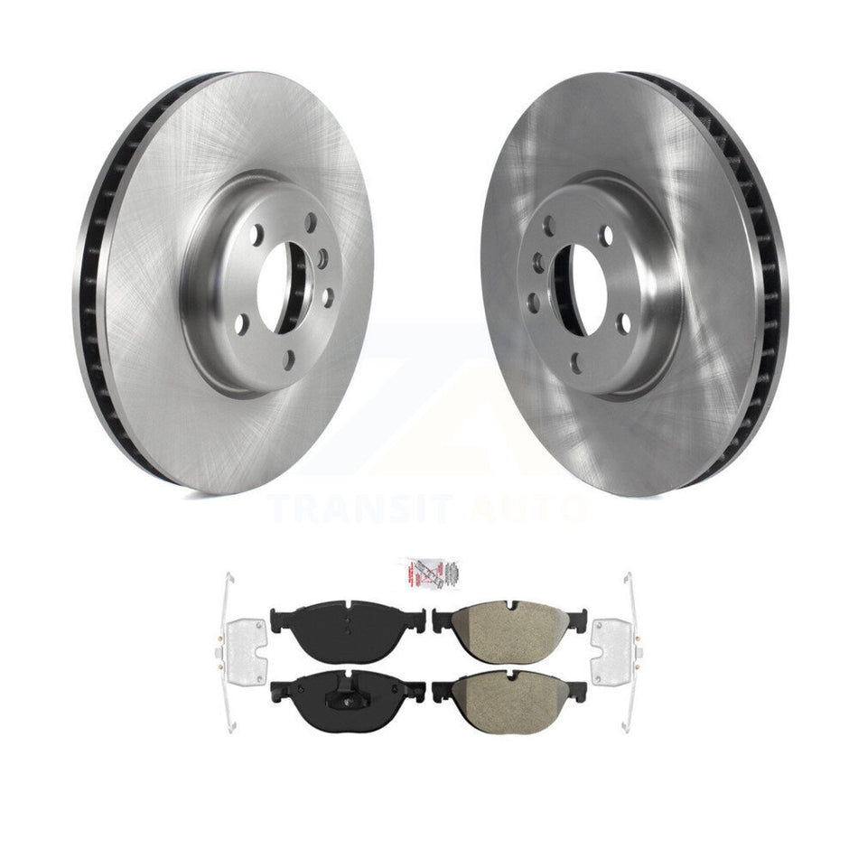 Front Brake Rotor Semi-Metallic Pad Kit For BMW 550i xDrive 650i Gran Coupe 535i GT 740Li K8A-101266
