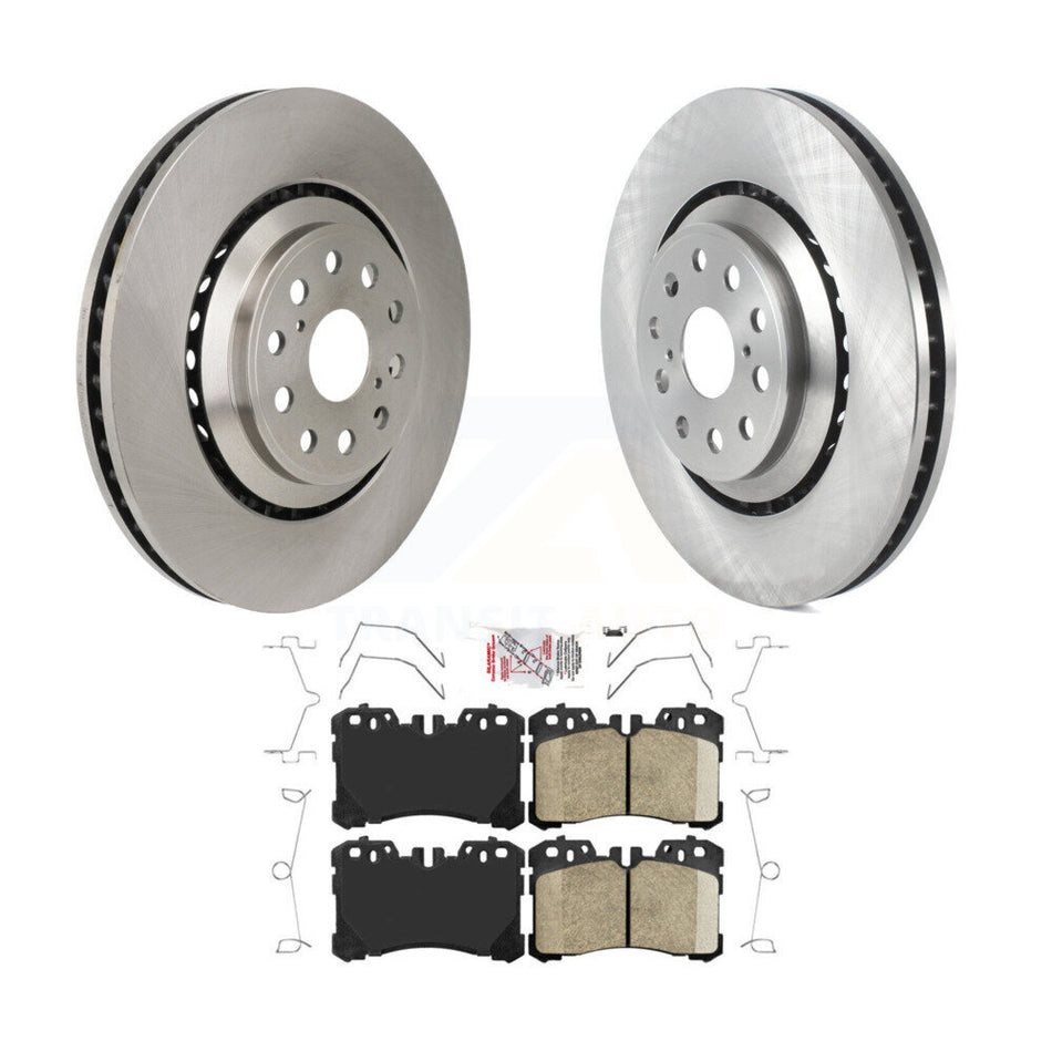 Front Disc Brake Rotors And Ceramic Pads Kit For Lexus LS460 LS500 LS600h LS500h K8A-101269