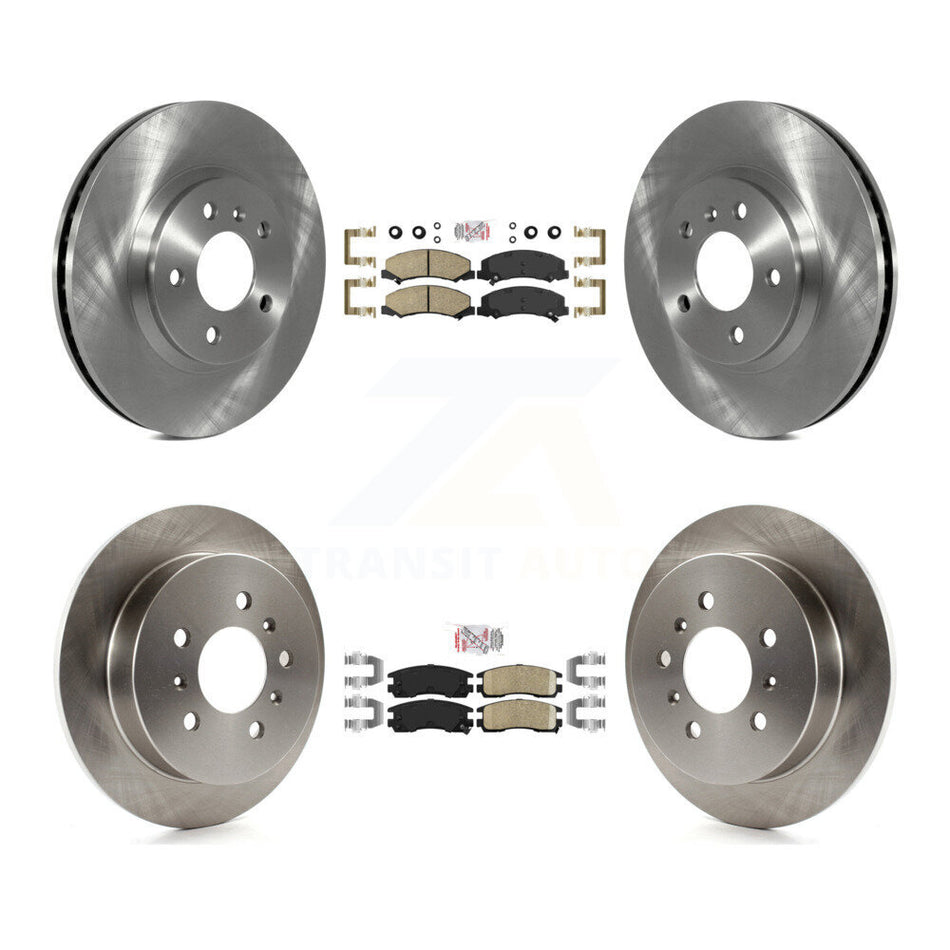 Front Rear Ceramic Pads And Disc Brake Rotors Kit For Chevrolet Impala Monte Carlo K8A-101278