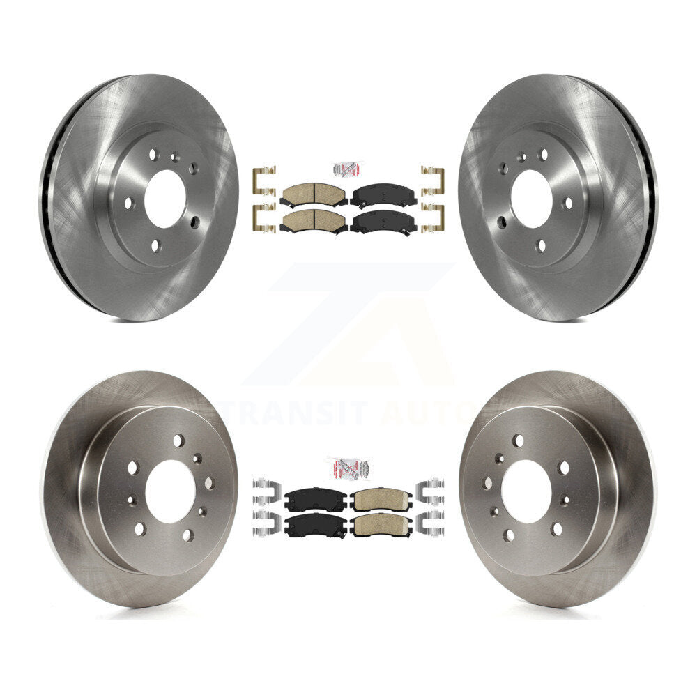 Front Rear Ceramic Pads And Disc Brake Rotors Kit For Chevrolet Impala Monte Carlo K8A-101279