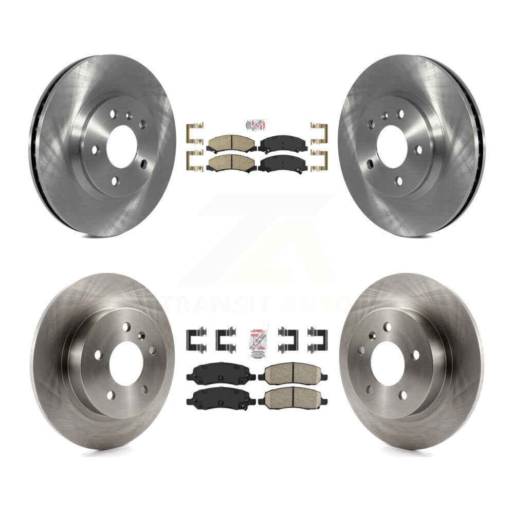 Front Rear Ceramic Pads And Disc Brake Rotors Kit For Buick Lucerne K8A-101283