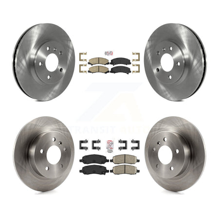 Front Rear Ceramic Pads And Disc Brake Rotors Kit For Buick Lucerne K8A-101283