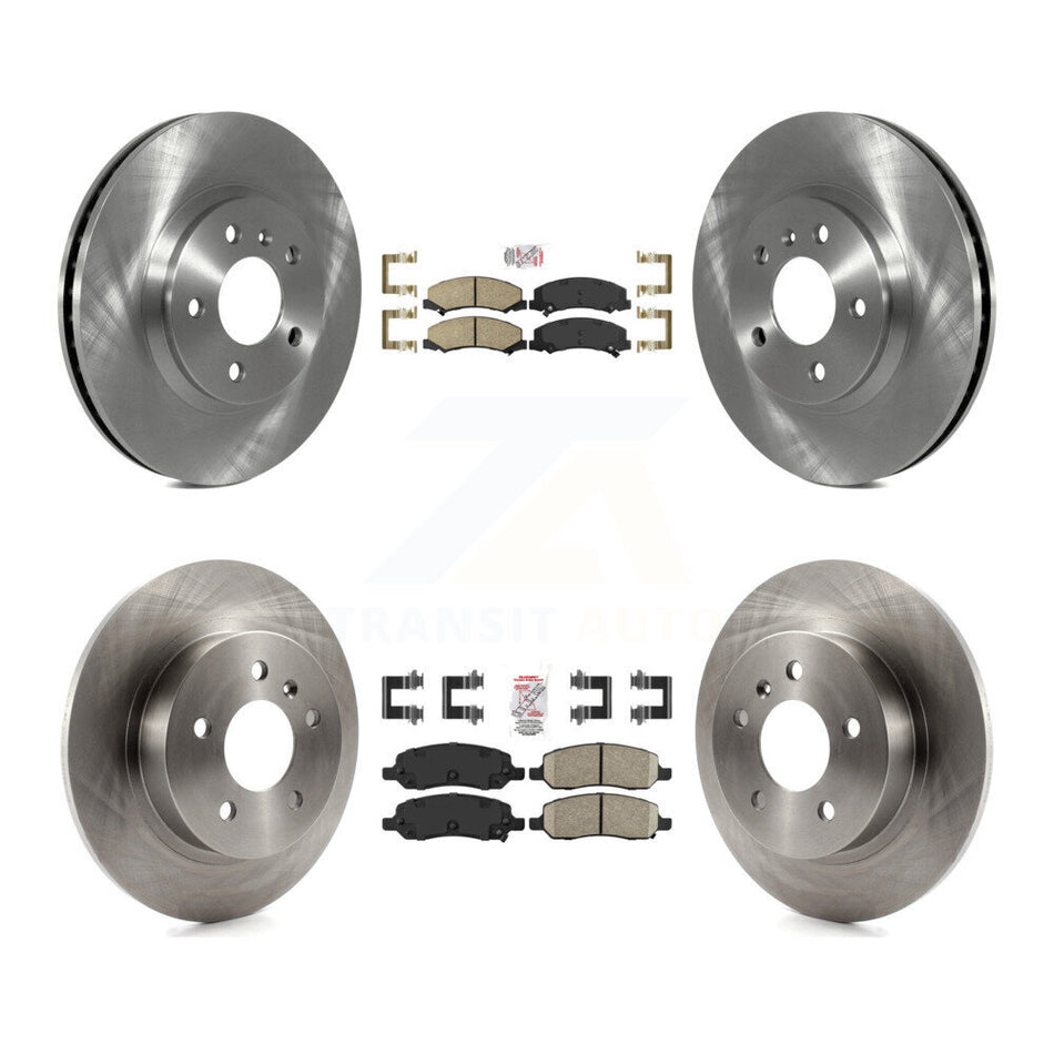 Front Rear Ceramic Pads And Disc Brake Rotors Kit For Buick Lucerne K8A-101283
