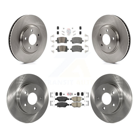 Front Rear Ceramic Pad & Brake Rotor Kit For Chevrolet Malibu Pontiac G6 Cobalt G5 Saturn K8A-101292