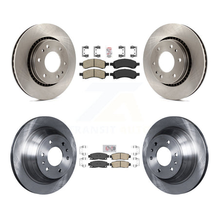Front Rear Ceramic Pad Brake Rotors Kit For Chevrolet Trailblazer GMC Envoy Buick Rainier K8A-101298