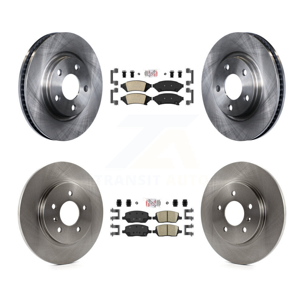 Front Rear Ceramic Pad Brake Rotor Kit For Pontiac Montana Chevrolet Uplander Buick Relay K8A-101312
