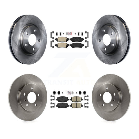 Front Rear Ceramic Pad Brake Rotor Kit For Pontiac Montana Chevrolet Uplander Buick Relay K8A-101312