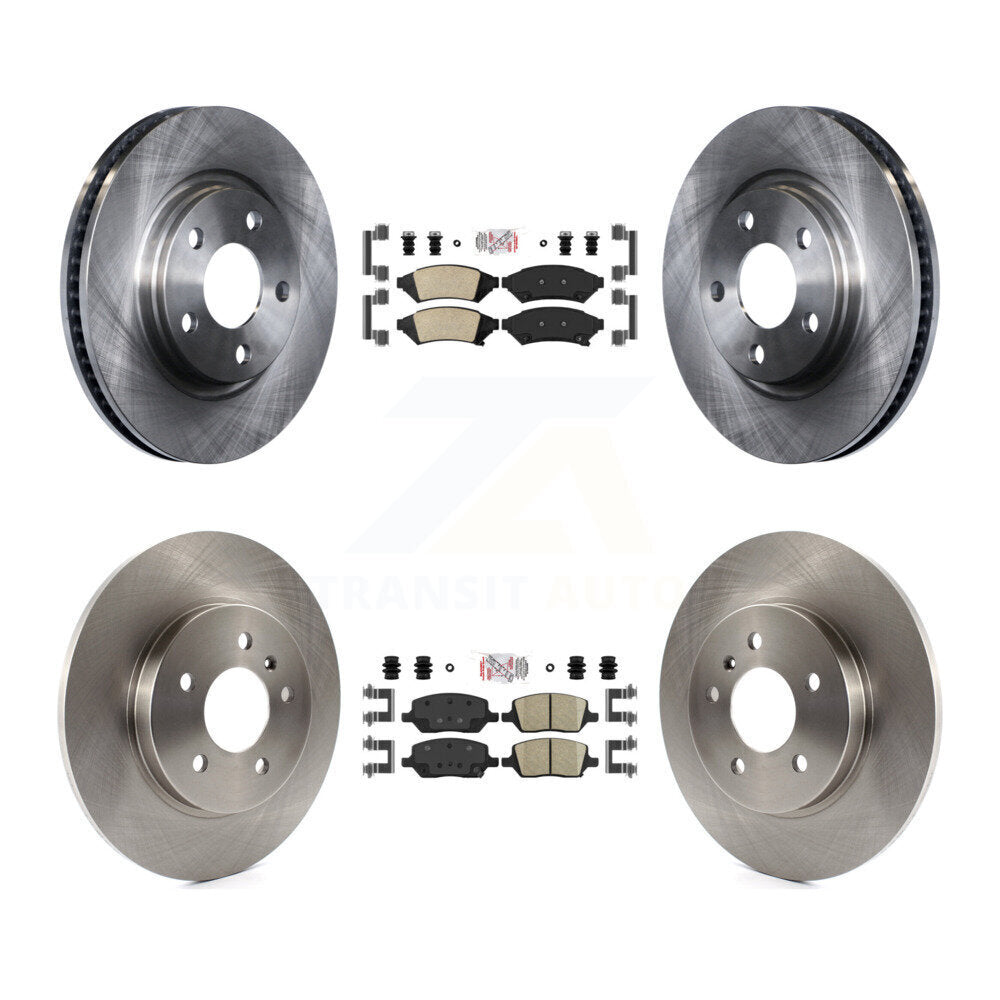 Front Rear Ceramic Pad Brake Rotors Kit For Chevrolet Uplander Buick Terraza Saturn Relay K8A-101314