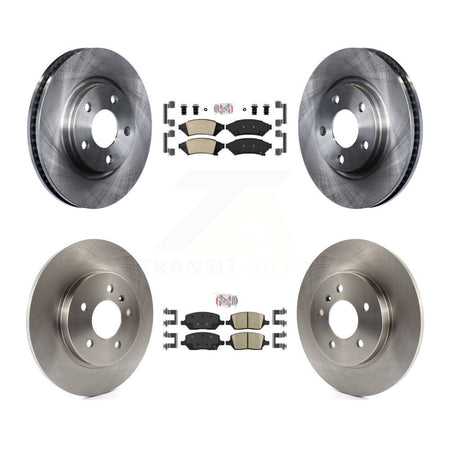 Front Rear Ceramic Pad Brake Rotors Kit For Chevrolet Uplander Buick Terraza Saturn Relay K8A-101315