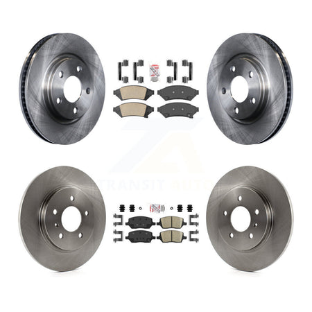 Front Rear Ceramic Pad Brake Rotor Kit For Pontiac Montana Chevrolet Uplander Buick Relay K8A-101316
