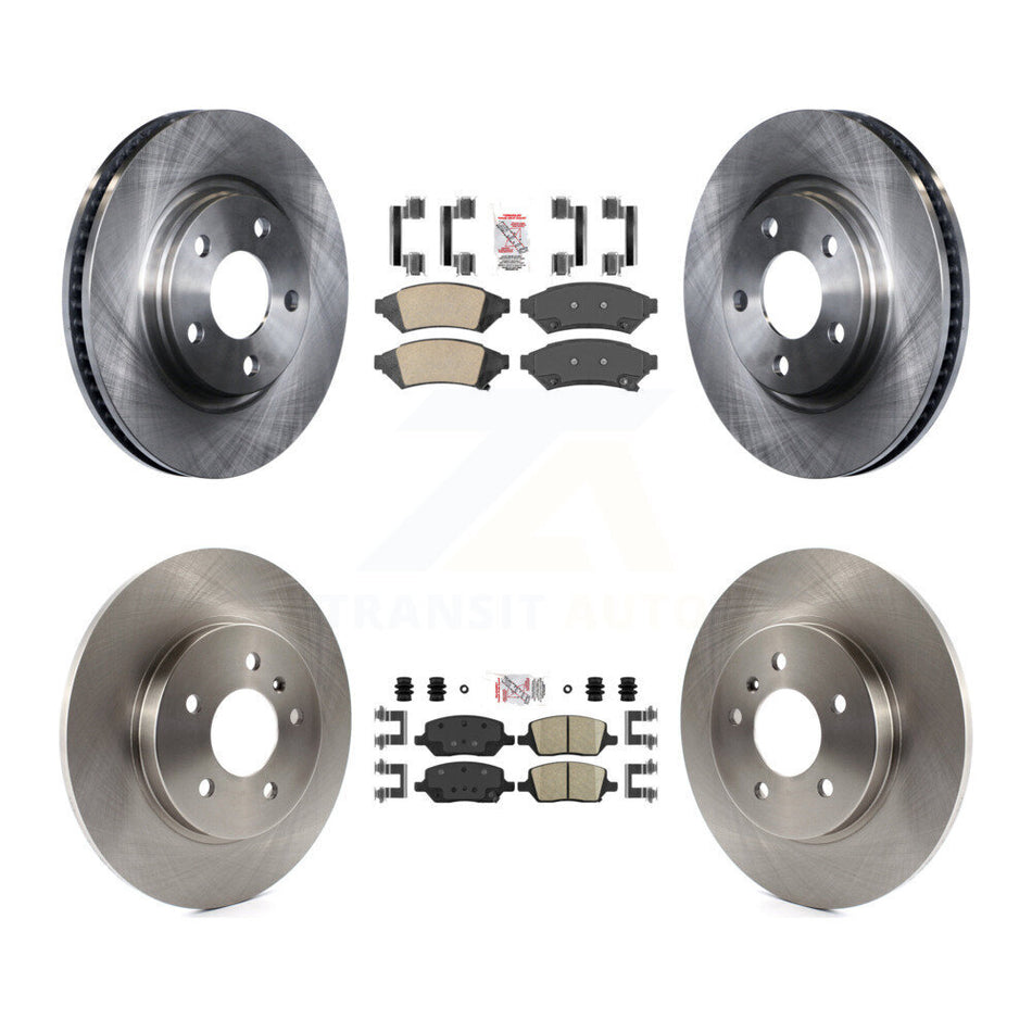 Front Rear Ceramic Pad Brake Rotors Kit For Chevrolet Uplander Buick Terraza Saturn Relay K8A-101318
