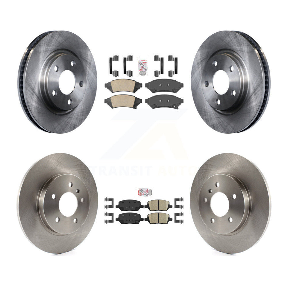 Front Rear Ceramic Pad Brake Rotors Kit For Chevrolet Uplander Buick Terraza Saturn Relay K8A-101319