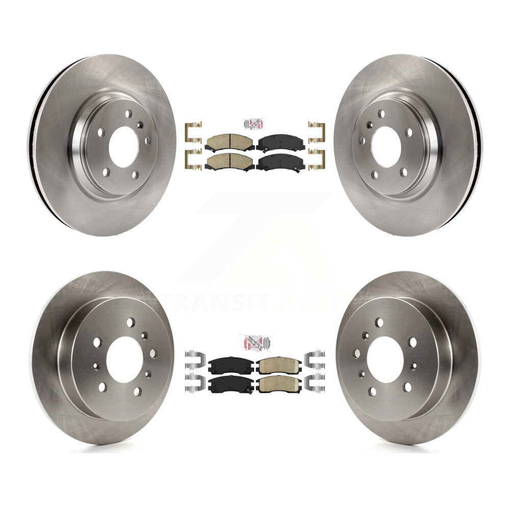 Front Rear Ceramic Pads And Disc Brake Rotors Kit For Buick LaCrosse Allure K8A-101327
