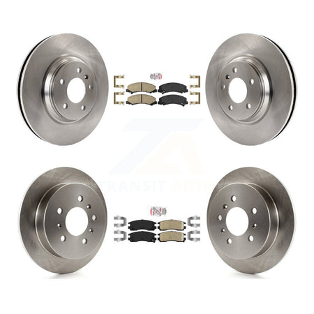 Front Rear Ceramic Pads And Disc Brake Rotors Kit For Buick LaCrosse Allure K8A-101327